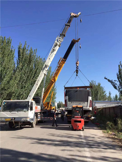 安阳县港口集装箱搬运案例